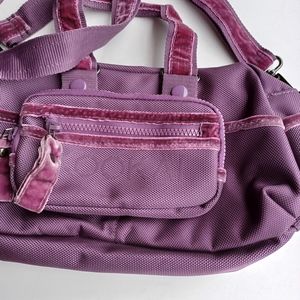 Kookai Purple Velvet Purse